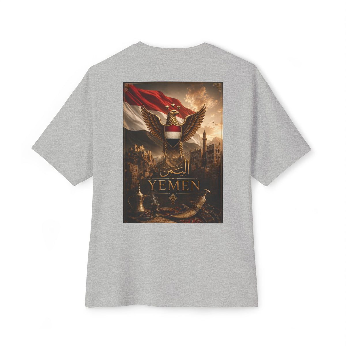 Yemen Eagle Tee | Oversized