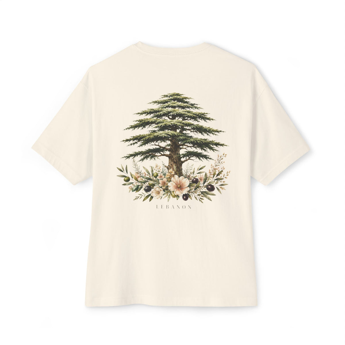 Lebanon Cedar Tree Tee | Oversized