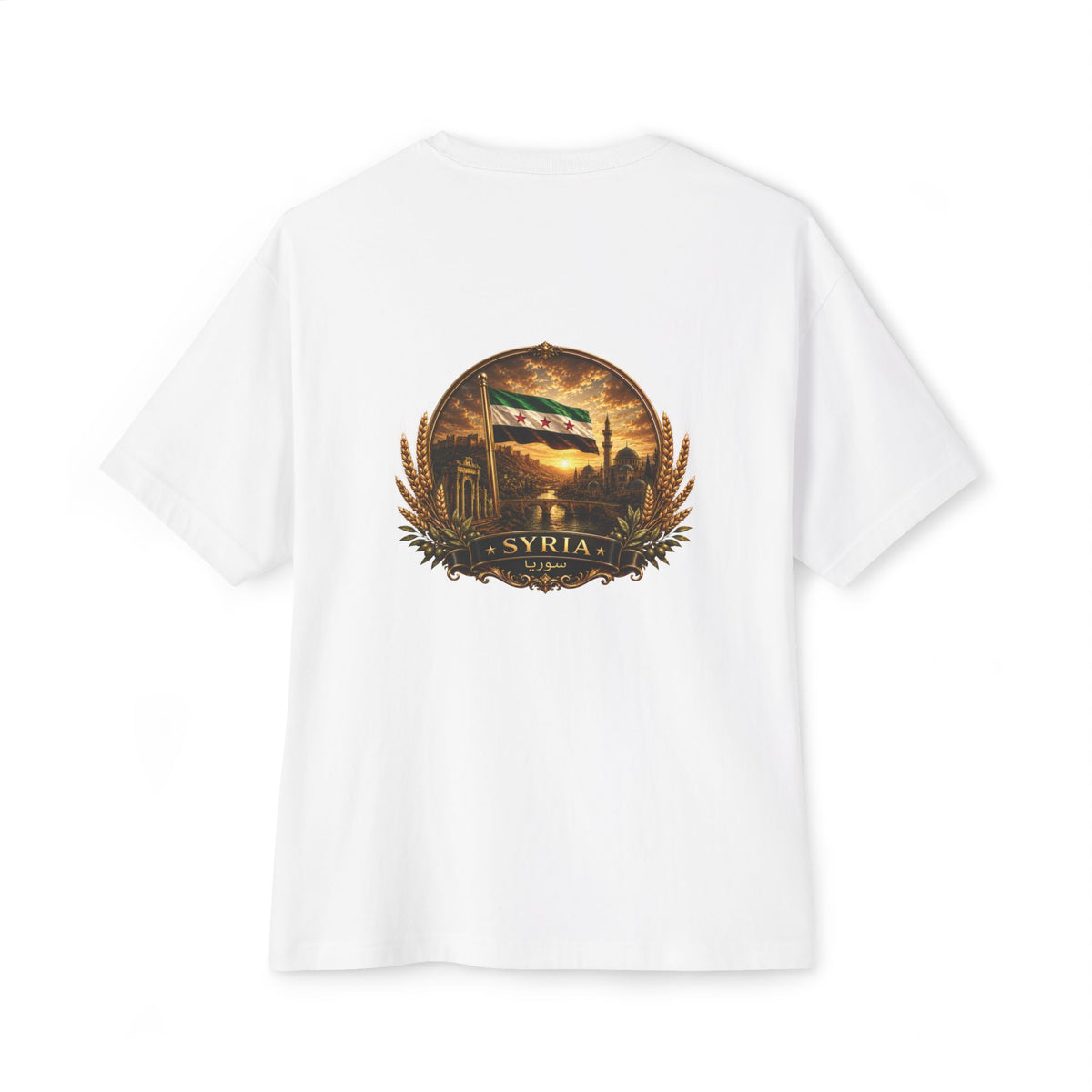 Syria Landmark-Crest Tee | Overszied