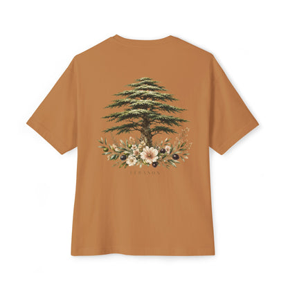 Lebanon Cedar Tree Tee | Oversized
