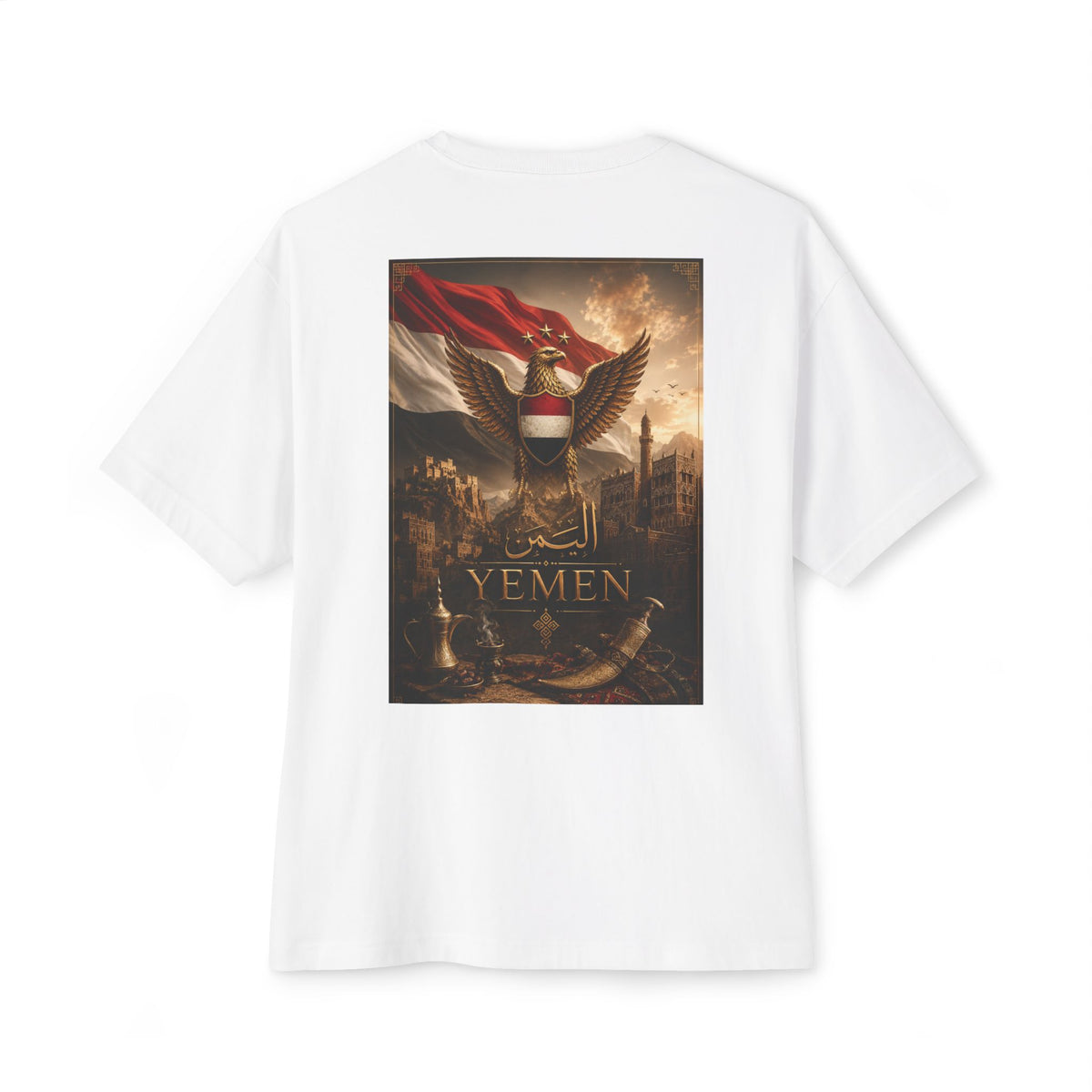 Yemen Eagle Tee | Oversized