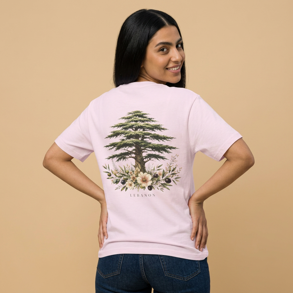 Lebanon Cedar Tree Tee | Oversized