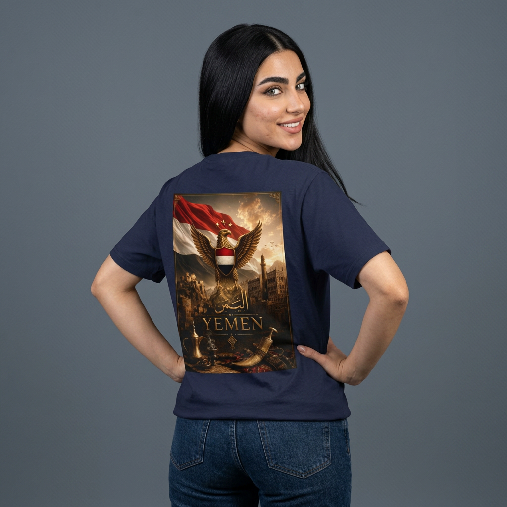 Yemen Eagle Tee | Oversized