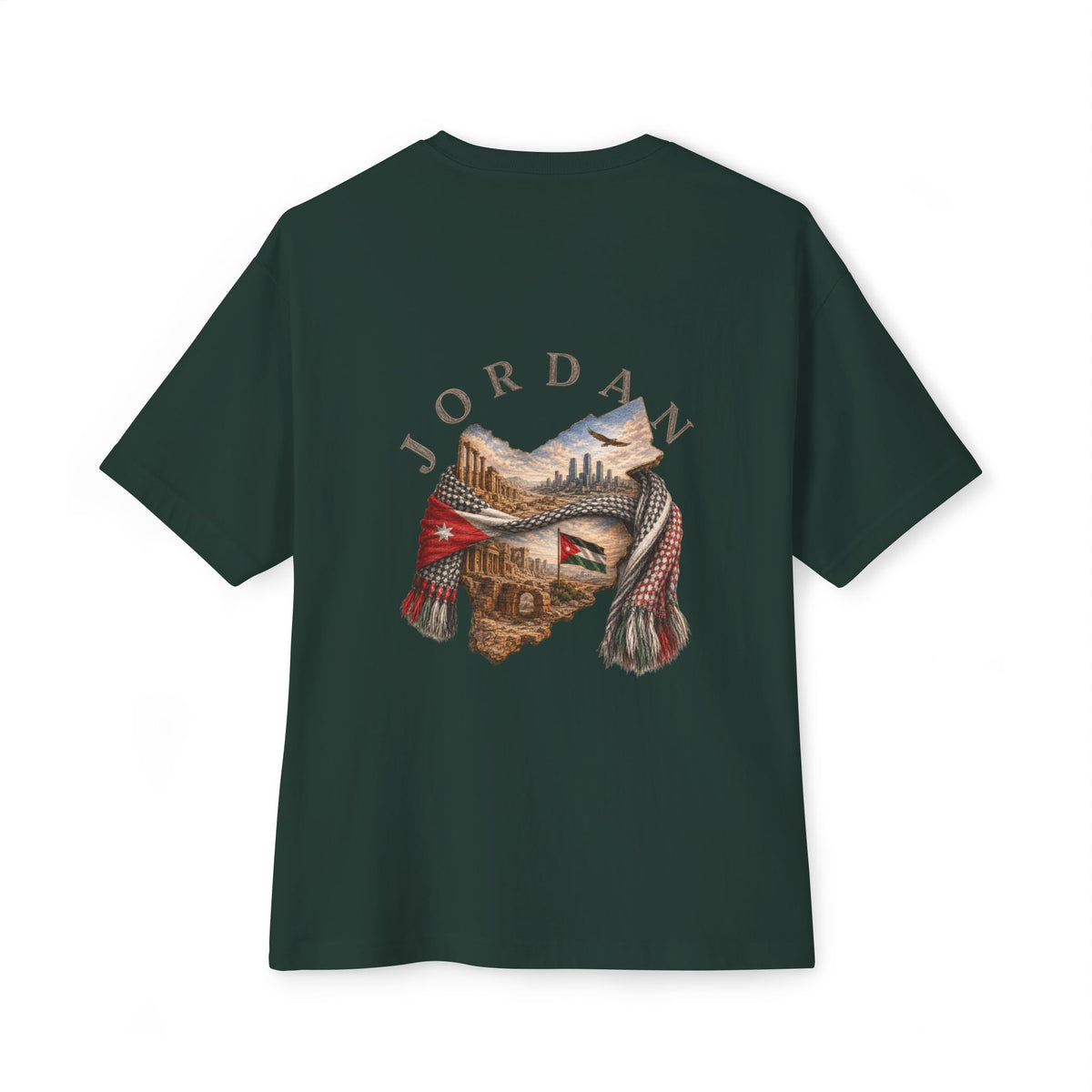Jordan Map Tee | Oversized