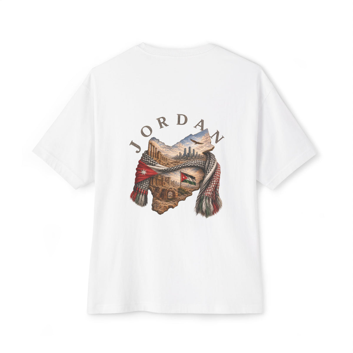 Jordan Map Tee | Oversized