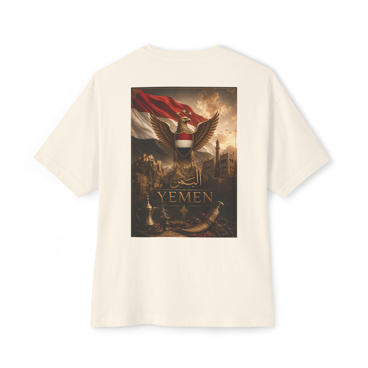 Yemen Eagle Tee | Oversized