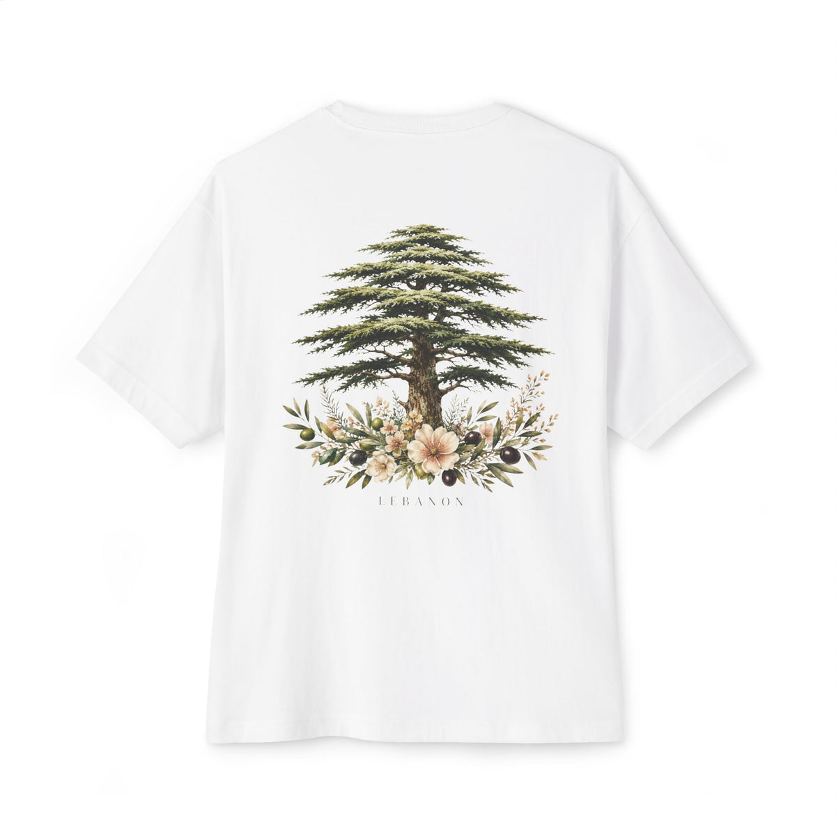 Lebanon Cedar Tree Tee | Oversized