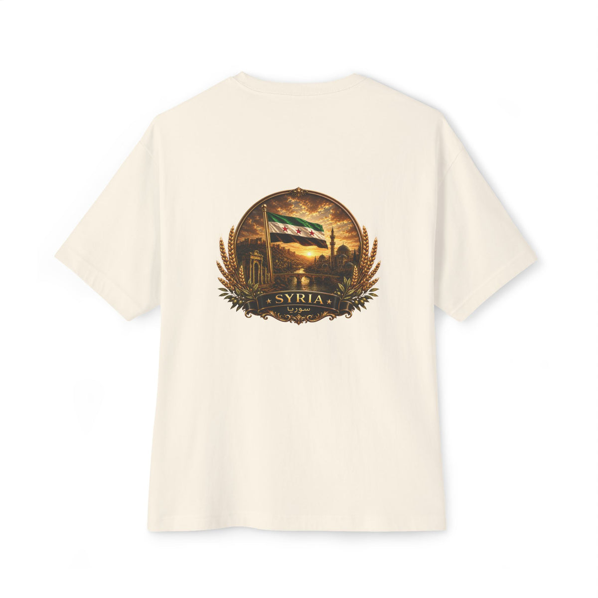 Syria Landmark-Crest Tee | Overszied